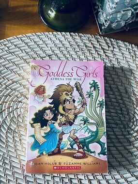 Scholastic Goddess Girls Athena the Wise - Pink Cover